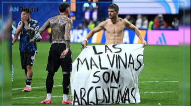 La Libertad Avanza objetó la bandera de Malvinas que exhibió la Selección