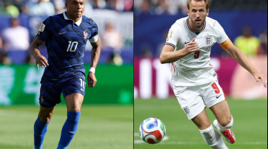 Ya se juega Francia vs. Inglaterra: los ingleses sorprenden ganando 2-0 en la lucha por el tercer puesto del Mundial