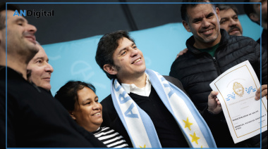 Desde Salto, Kicillof volvió a ponderar el rol del “Estado presente”