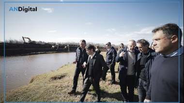 Obras contra las inundaciones y 250 escrituras gratuitas: la visita de Kicillof a San Antonio de Areco