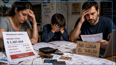 Crisis de endeudamiento: En el último año se triplicó la morosidad de las familias