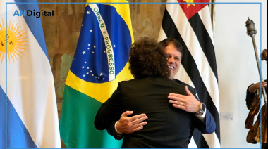 Milei en Brasil: reunión con el gobernador paulista y condecoración