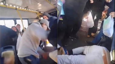 Brutal golpiza en Mar del Plata: acusaron a un joven de robar, quiso escapar en colectivo y fue golpeado por varios pasajeros