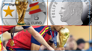 España saca una moneda conmemorativa por el Mundial: es más importante el Rey que la Copa