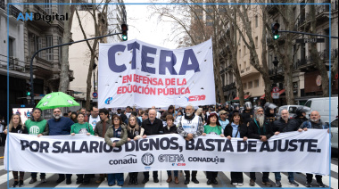 El paro docente tuvo “altísimo acatamiento” en todo el país