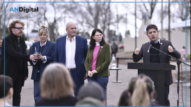 Kicillof desde General La Madrid: “Vamos a seguir reclamando los fondos que le robaron a la Provincia”