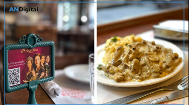 Anastasia y un menú en un Bar Notable que suma teatro, precio y una pista rusa