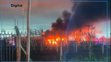 Extrema tensión y apagón por el incendio de una subestación eléctrica en La Plata