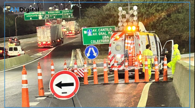 Corte de tránsito por obras relacionadas al Puente Labruna