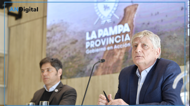 Kicillof y Ziliotto firmaron un acuerdo contra El Niño en La Pampa