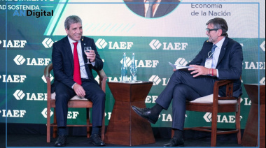 Luis Caputo afirmó que “Argentina pasó a ser un país modelo”