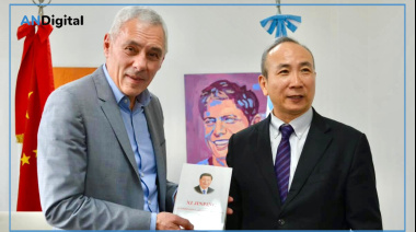 Cagliardi recibió al embajador de China y analizaron oportunidades de desarrollo para Berisso
