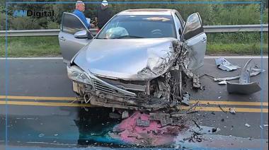 Accidente en Ruta 11: El diputado Aldo Leiva chocó de frente contra un camión