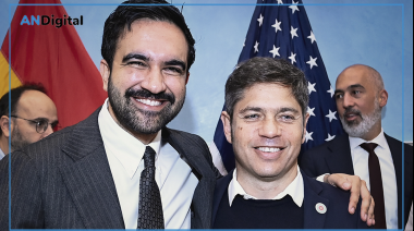 Axel Kicillof cerró su gira en Estados Unidos con una conferencia en la Universidad de Columbia