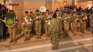 Destacada participación de la Banda Militar Paso de los Andes en la Peregrinación a Luján