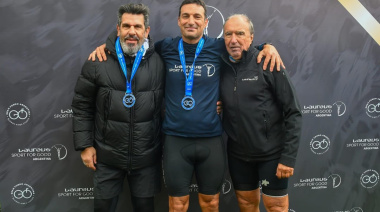 Scaloni en bicicleta por Buenos Aires: los 129 km que sorprendieron en el Gran Fondo