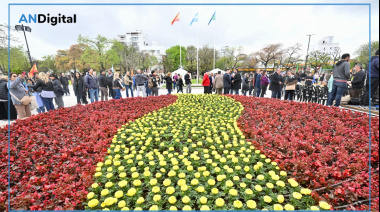 Se inauguró la nueva Plaza España de La Plata:  “A la altura de un sentimiento fraterno”