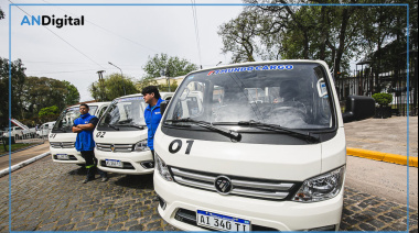 Nueva flota de camiones, maquinaria y equipamiento en Almirante Brown