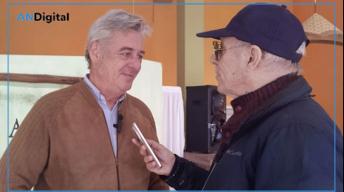 Nicolás Pino en Pringles: respaldo a Milei, reclamo por las retenciones y un mensaje tras la disputa en la Rural