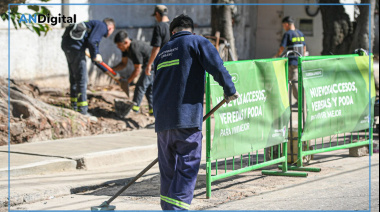 Vicente López comenzó las obras para renovar el entorno de la Estación Cetrángolo