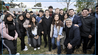 Kicillof presentó el programa “Empleo Verde Joven” y respaldó a la educación técnica