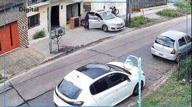 Dramático robo en Caseros: lo golpearon con la culata de un arma y todo quedó filmado