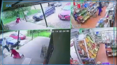 Salvaje robo a un almacén de Florencio Varela: piñas y patadas a la dueña