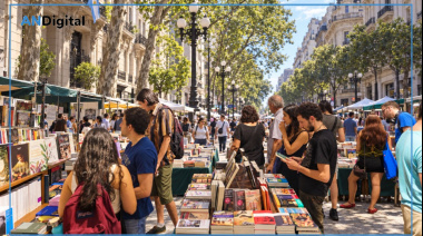 Feria de Libros de oportunidad a Cielo Abierto en Avenida de Mayo