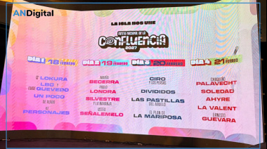 Fiesta Nacional de la Confluencia 2027: una grilla de primer nivel en cuatro jornadas temáticas