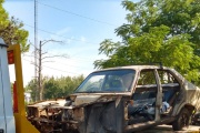 Intensifican en La Plata el plan de remoción de vehículos abandonados