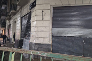 Operativo de limpieza en inmediaciones del domicilio de CFK