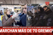 Lemoine fue a provocar a los jubilados, la insultaron y se tuvo que ir con custodia policial