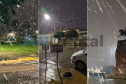 Tras 16 años, volvió a nevar en Olavarría