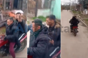 Colectivero encerró a dos motochorros que venían de robar en La Matanza