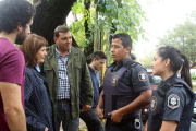 El candidato libertario lloró y dijo que sólo comió un asado con los policías echados