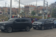 Vuelo rasante de campaña: la visita de Milei a La Matanza duró 5 minutos