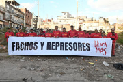 La réplica de la izquierda: “Fachos y represores, Nunca Más”