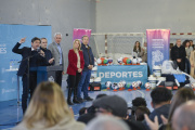 En campaña, Kicillof y Magario convocaron a “frenar la motosierra de Milei”