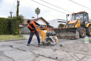 Avanzan las obras viales e hidráulicas en Gonnet