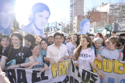 Kicillof dijo presente en una nueva marcha para conmemorar la Noche de los Lápices