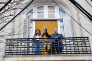 Taiana junto a Cristina Kirchner: movilización por los 100 días de detención