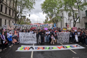 Marcha de Plaza de Mayo al Congreso exige justicia por Brenda, Morena y Lara