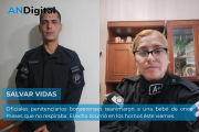 Dos agentes del Servicio Penitenciario reanimaron a una bebé