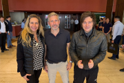 Javier Milei en Paraná: encuentro con Rogelio Frigerio y descanso bajo más de 30 grados