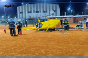 Cayó un helicóptero en una cancha de tenis en Palermo y de milagro no fue una tragedia