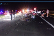 Trágico accidente en la Ruta 2: Una mujer muerta y un hombre gravemente herido