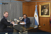 Santilli visitó al gobernador de Salta en busca de apoyos para la reforma laboral