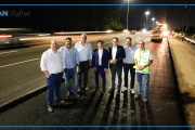 Kicillof recorrió la obra del cuarto carril de la Autopista Buenos Aires-La Plata