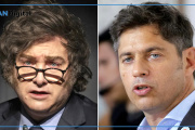 Imagen positiva: Milei le saca amplia ventaja a Kicillof a nivel nacional