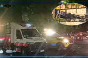 Se derrumbó una columna de luces en un boliche de CABA: Heridos y evacuados